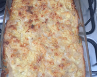 Batata suzy com creme de queijo