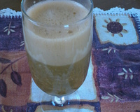 Suco de couve com cenoura e laranja