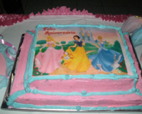 Cobertura de bolo de festa