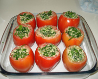 Tomates recheados à moda Rosetti