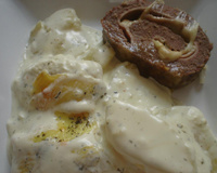 Rocambole de carne moída