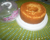 Bolo cremoso de mandioca