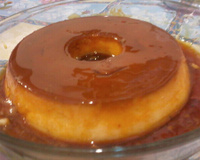 Pudim de leite em pó com leite de coco