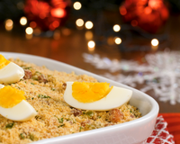 Farofa fácil de Natal