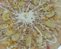 Massa de pizza com batatas