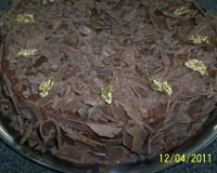 Bolo de chocolate trufado