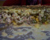 Quiche de frango com palmito