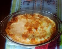 Carne com requeijão ao forno