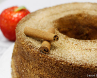 Bolo de maçã com canela