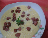Caldo de mandioquinha cremoso