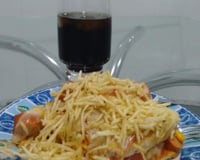 Cachorro quente de forno