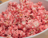 Pipoca doce colorida