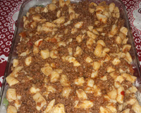 Nhoque de batata com molho bolonhesa (massa leve)