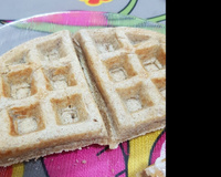 Waffle tradicional salgado