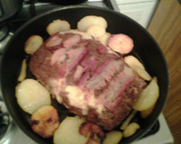 Rocambole de carne moída