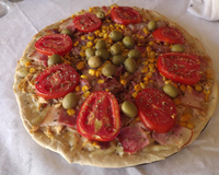 Massa básica para pizza