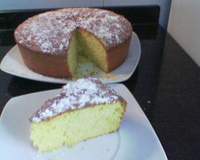 Bolo de milho e milharina