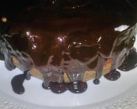 Cobertura de chocolate com creme de leite