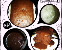 Bolo de chocolate muito fofo