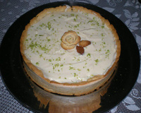 Torta de limão com chocolate branco