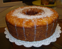 Bolo de fubá molhadinho