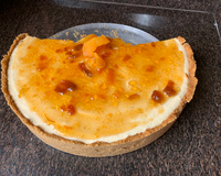 Torta mousse de damascos