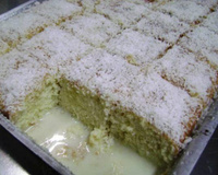 Bolo gelado de liquidificador