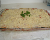 Torta de macaxeira com charque