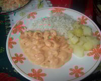 Estrogonofe de Camarão