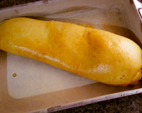 Rocambole de queijo e presunto delicioso