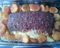 Rocambole de carne moída