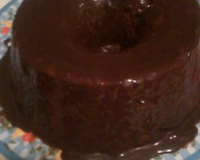 Calda de chocolate para bolos
