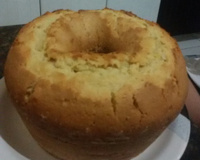 Bolo de queijo parmesão ralado