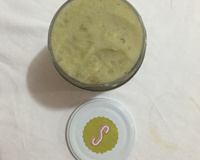 Purê de batata doce com salsinha