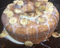 Bolo de banana fofinho