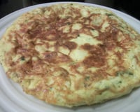 Tortilha de batata e cebola