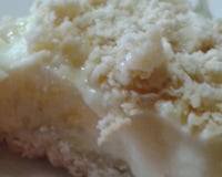 Cuca de farofa com creme