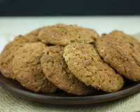 Cookies de banana e aveia