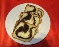 Bolo marmorizado (iogurte e café)