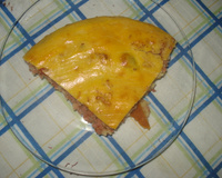 Torta salgada de Calabresa e Palmito