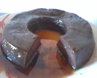 Pudim de chocolate no microondas