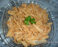 Penne com atum