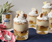 Pavê de abacaxi na taça 