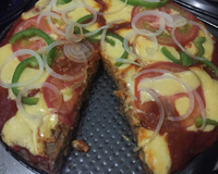 Massa de pizza de liquidificador sem glúten