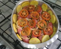 Linguiça assada (forno)