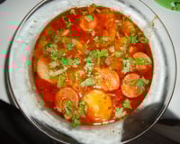 Linguiça calabresa com batata