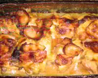 Frango na cerveja com bacon