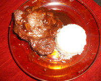 Carne com molho ferrugem