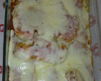 Filé de tilápia com batatas e requeijão ao forno