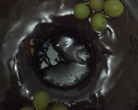 Cobertura de chocolate com creme de leite